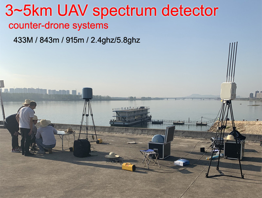 3~5kM 5° RMS IP65 3sスペクトルの無人機の検出システム