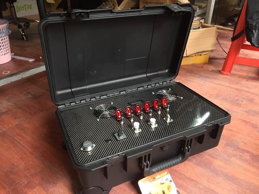 品質  IED Bomb Signal Jammer Full Bands Digital Mixed Noise Jamming System 20-500mhz 工場
